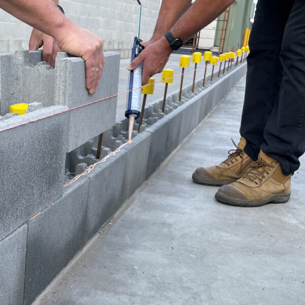 Grey Easy Lock Block - DIY Wall Blocks - Natural Grey