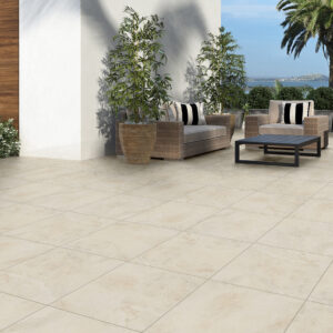 Stoneware Streaky White Outdoor Pavers