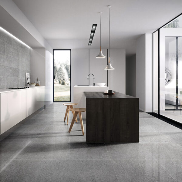 Stoneware Terrazzo Indoor Pavers | Silver Pearl