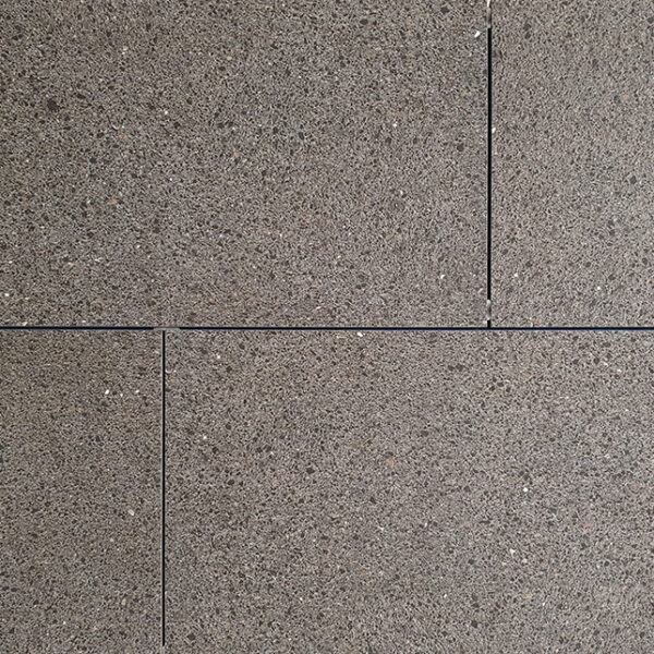 Stoneware Terrazzo Pavers | Basalt Black | 600 x 300